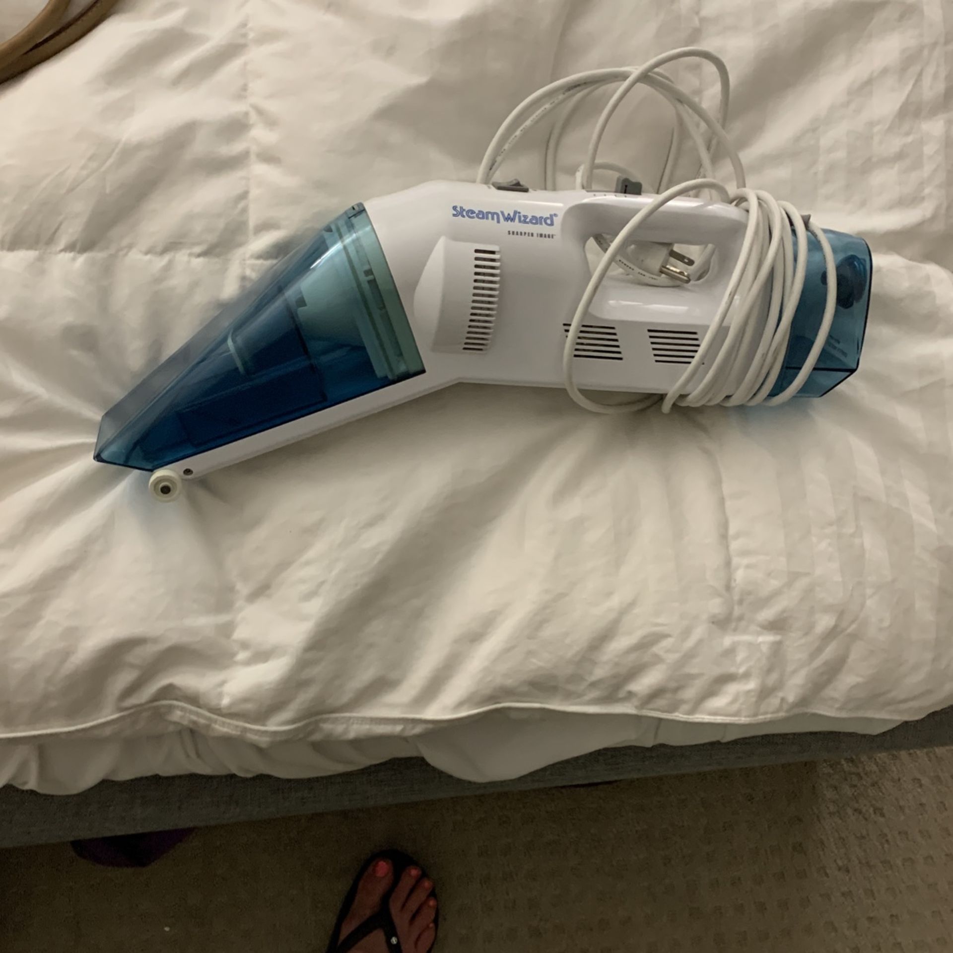 Sharper Image Steam Wizard Wet Dry Vacuum Carpet Upholstery Cleaner for