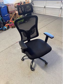Ergonomic Mesh Office Chair w/ Headrest & Lumbar Support
