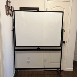 72”x48” Double Sided Whiteboard 