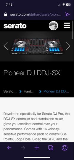 Pioneer DDJ-SX 4-Channel DJ Controller