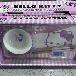 Hello Kitty Sushi Plate Set