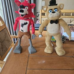 Funko Five Nights At Freddy's Jumpscare Animatronic Plush Freddy And Foxy