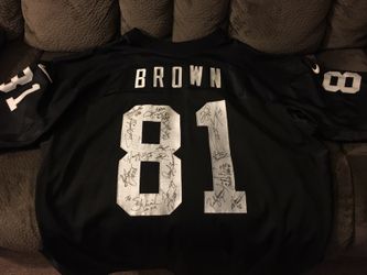 Oakland Raiders Autograph Jersey