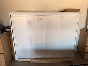 White Murphy Bed