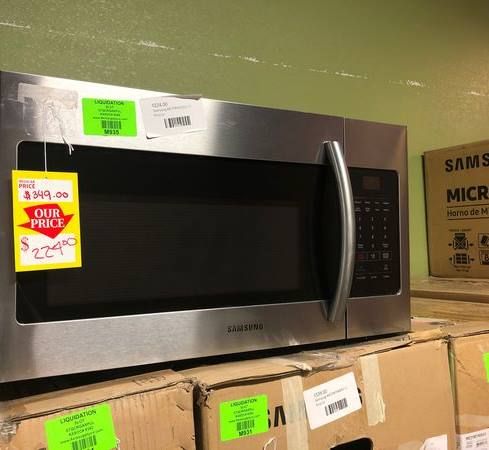 Stainless Steel Samsung Microwave Over The Range‼️ GLT