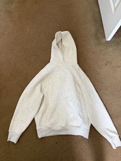 Plain Heather Gray Pullover Hoodie