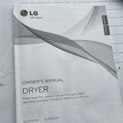 LG 240 V Electric Dryer 