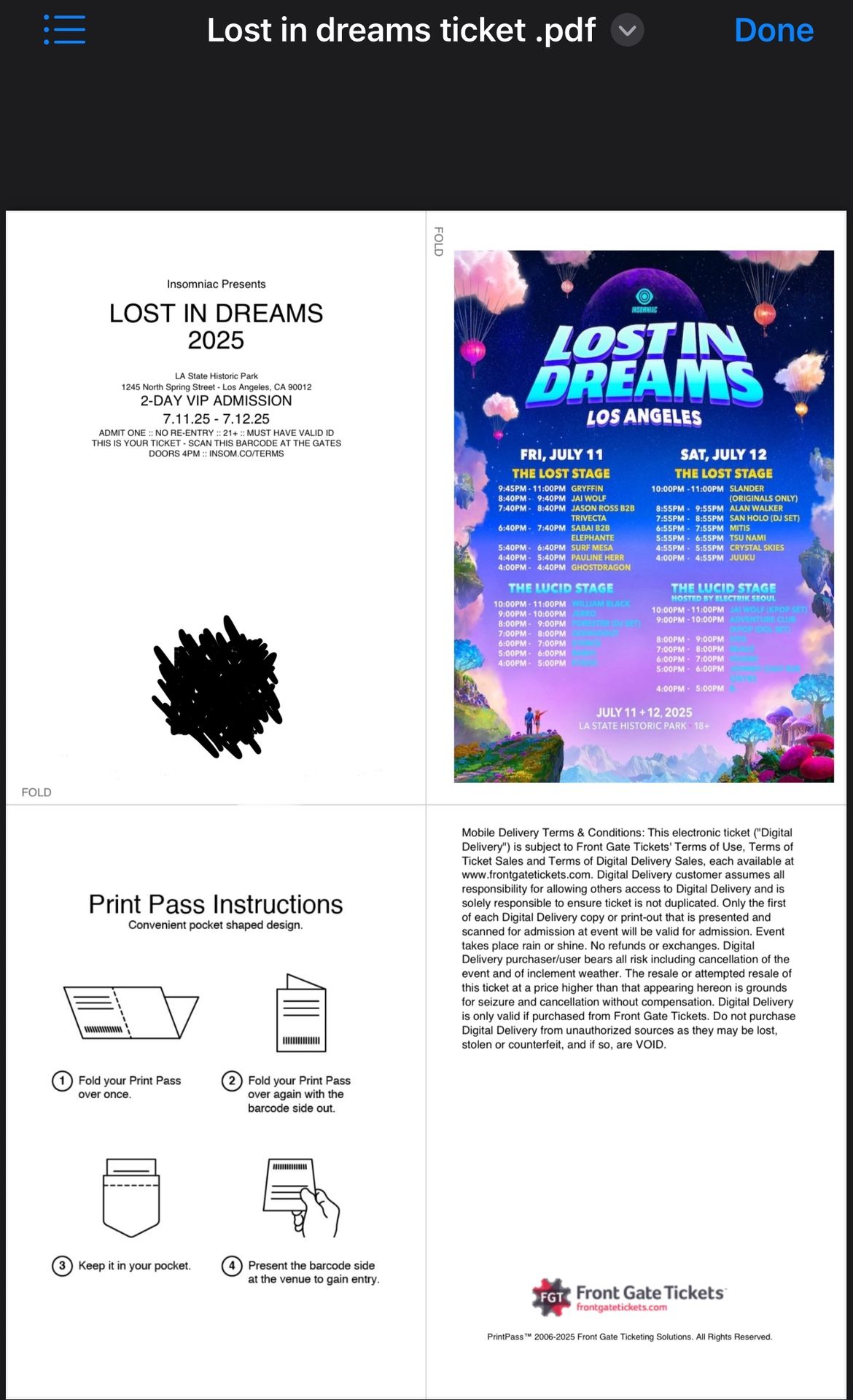 VIP Lost In Dreams 2 Day
