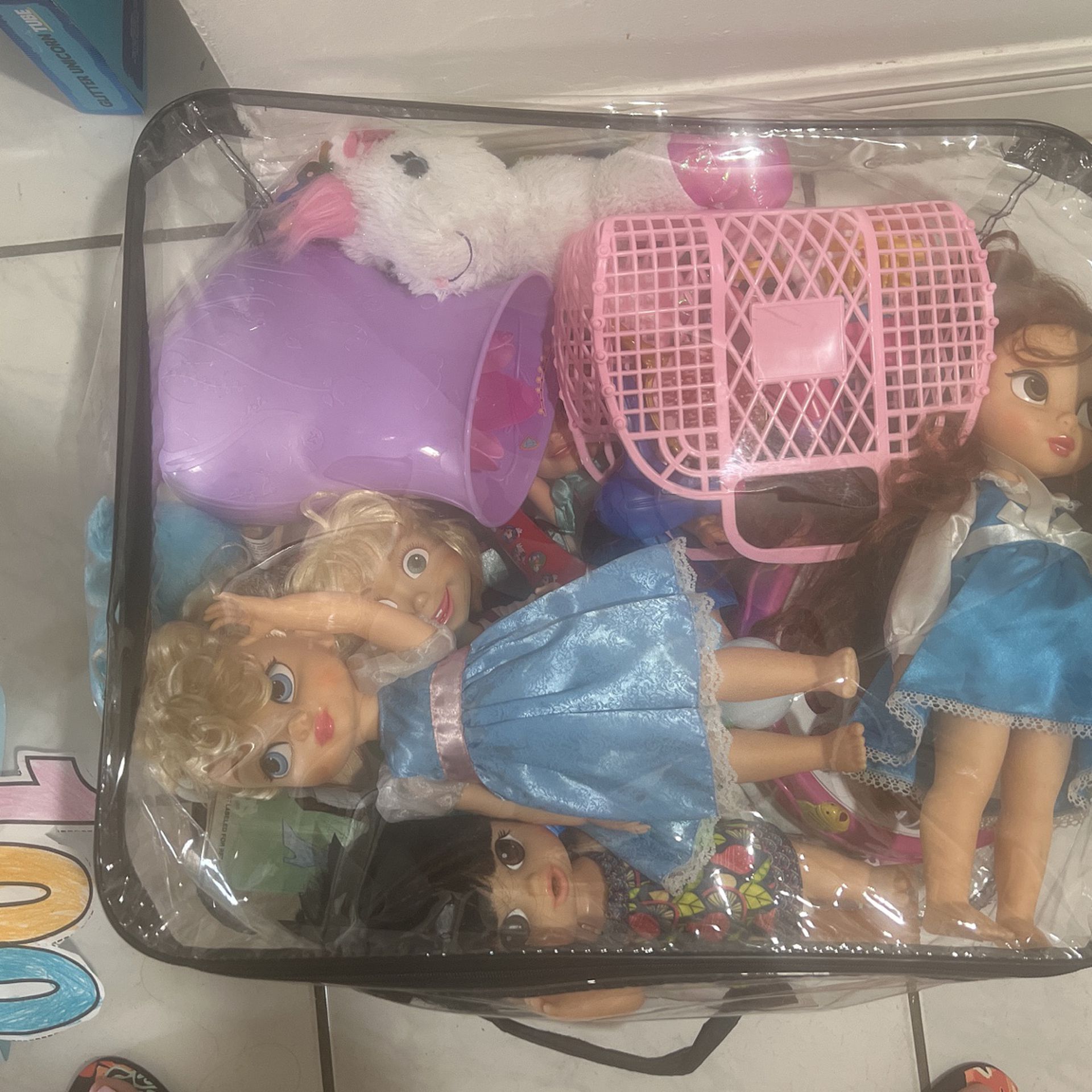 disney dolls and plush toys