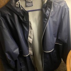 Mens Medium Raincoat Runs Large