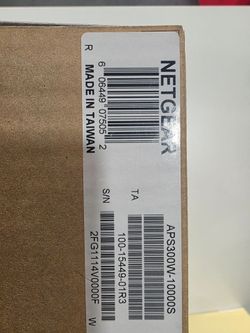 Netgear ProSafe APS300W Auxiliary Power Supply, New