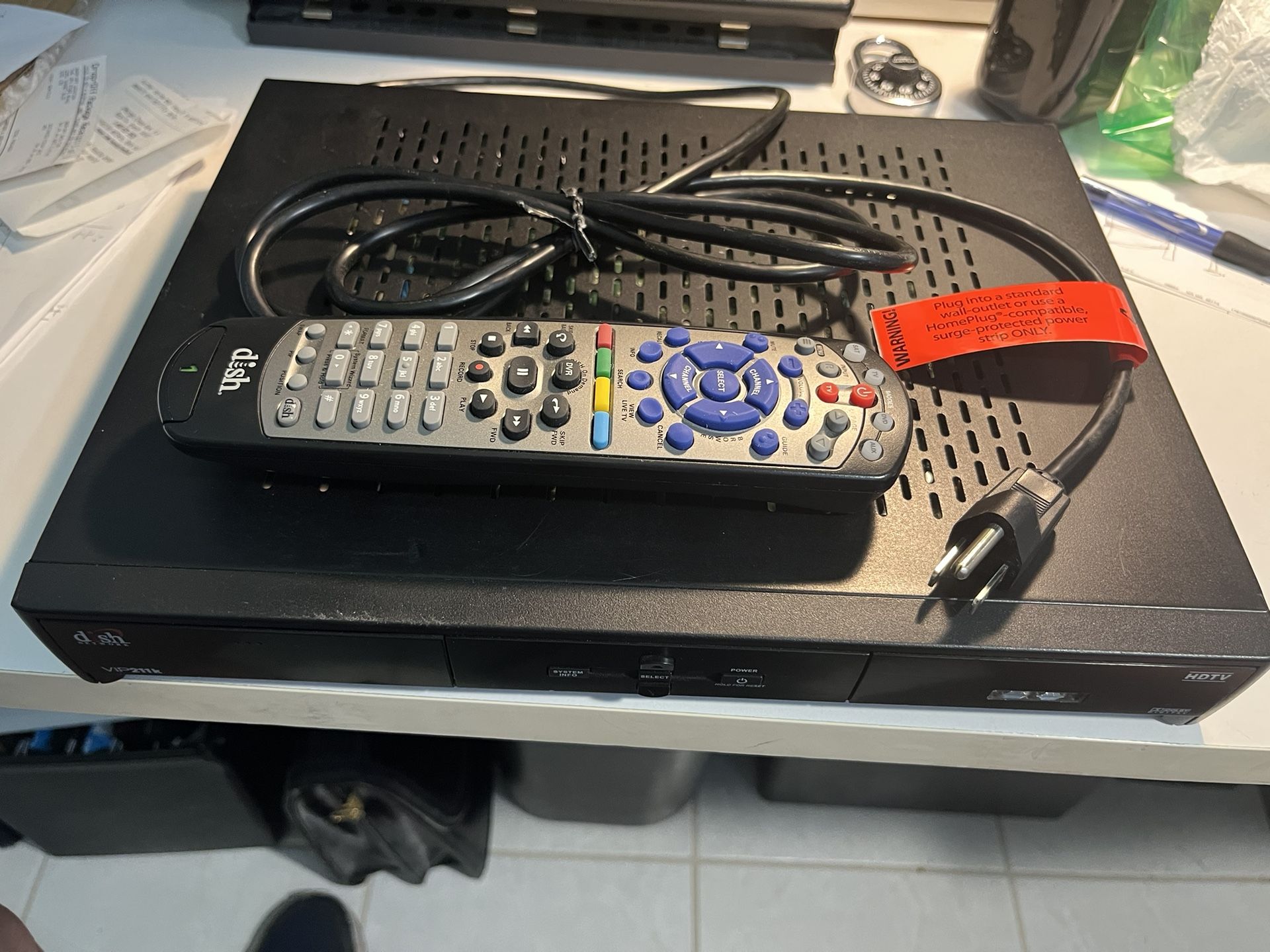 Dish TV Receiver VIIP 211K + Remote