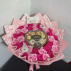 Soap Rose Mothers Day Ramo 