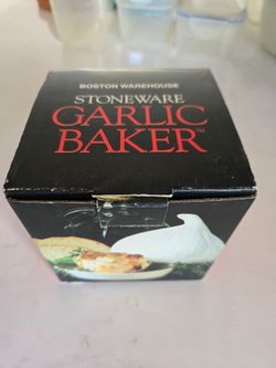 Stoneware Garlic Baker