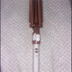 Conair Double Ceramic Triple Barrel Waver Crimping Iron