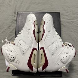 Jordan 6 Maroon Nike Air Size 8.5