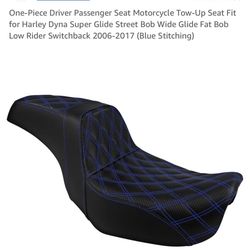 Motorcycle One Piece Rider Driver Passenger Seat for Harley Dyna Super Glid