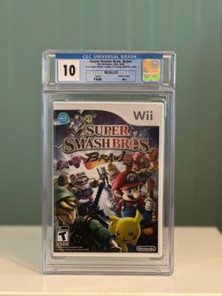 Super Smash Bros. Brawl GRADED CGC PERFECT 10 A++ (Wii)