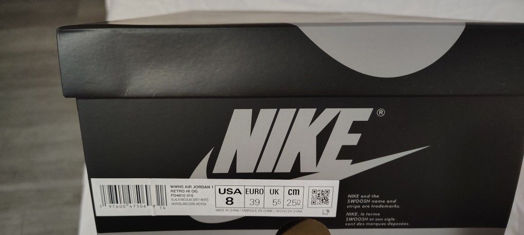 JORDAN 1 HIGH WOMENS SATIN SHADOW SIZE 8W AND 9W LEFT . I THINK THATS 6.5M And 7M π«£ππ