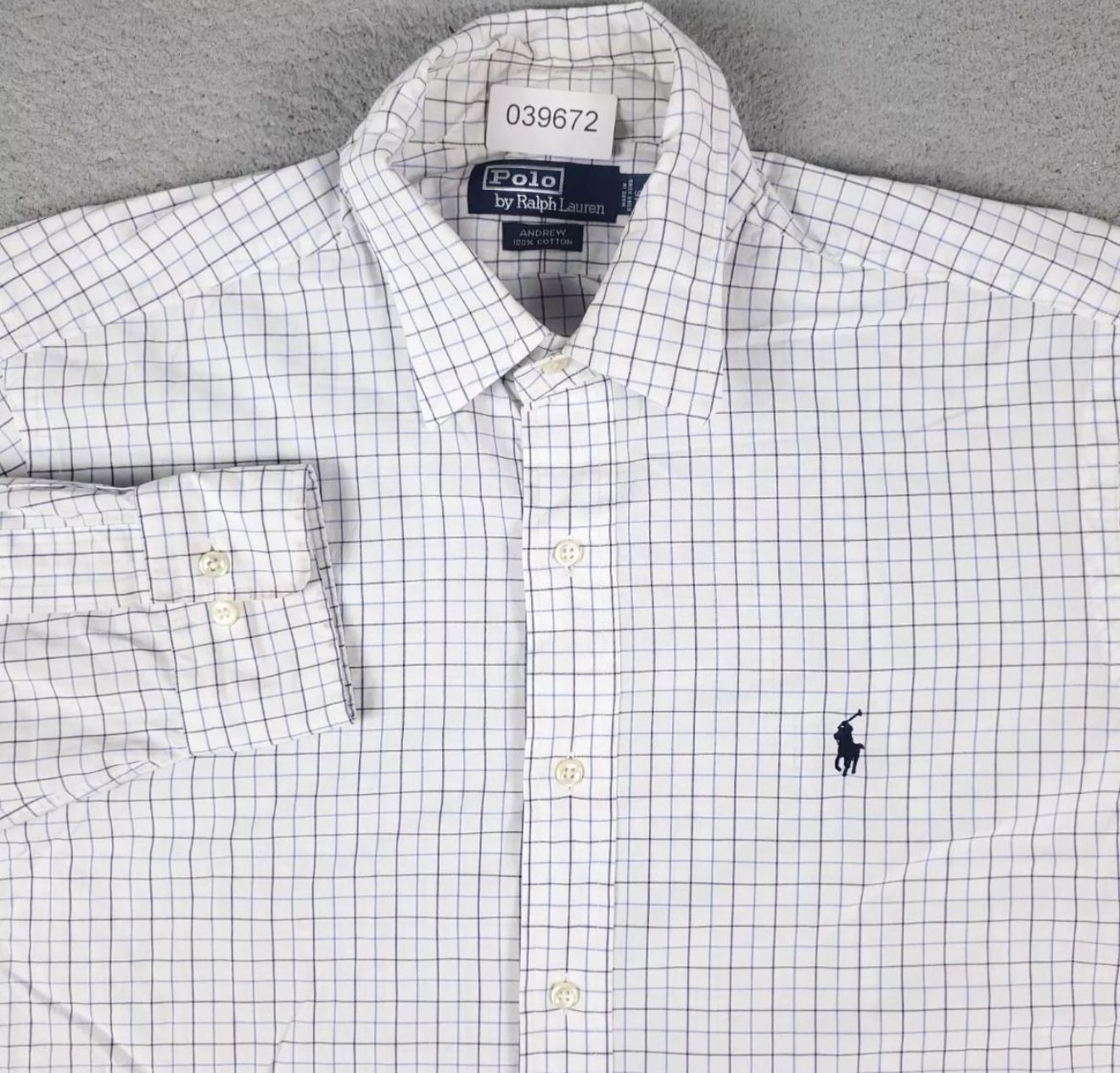 Men Ralph Lauren Long Sleeve Shirt 16/17