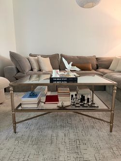 Elegant Coffee Table 38"W x 28"D x 20"H