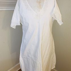 French Vintage Lace Nightgown 