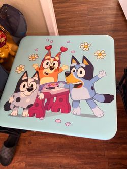 Bluey kids table