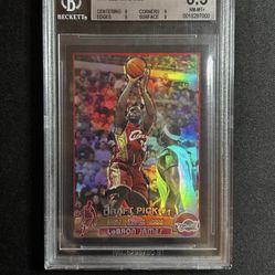 2003 Topps Chrome Lebron James Black Refractor Bgs 8.5- investment Opportunity 📈