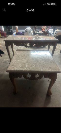 Set de mesas. Mesa de recibidor y Mesa de sala para lampara.