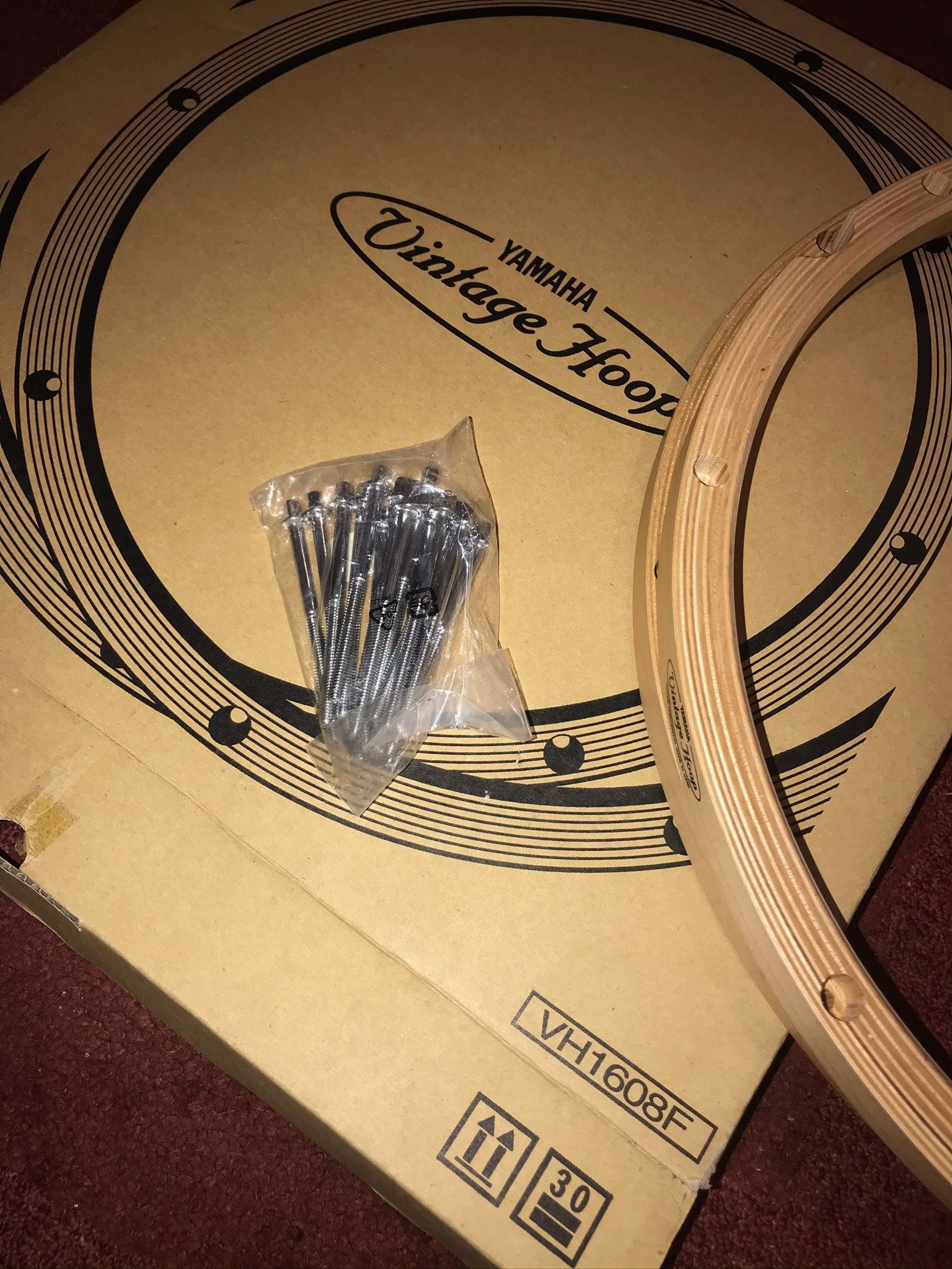 Yamaha Vintage Wood Hoops VH1808F