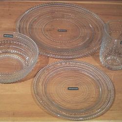 Crystal Dinnerware Set
