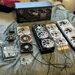 A Bunch Of High End Computer liquid Cooling Components 