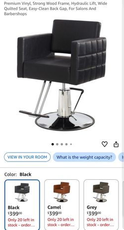 Stylist chairs (x3)