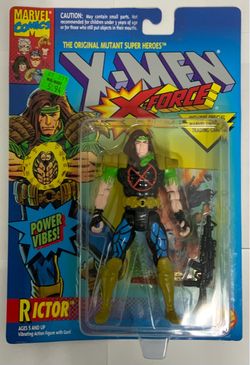 X-MEN X-Force Rictor Toybiz 1994 MOC New On Card Sealed