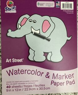 Marker and Watercolor Pad