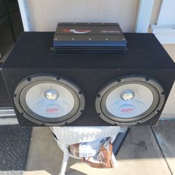 12"spekers With Amp 