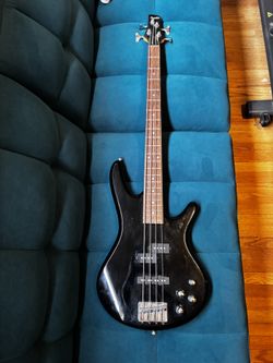 Ibanez Bass and Crate Amp.