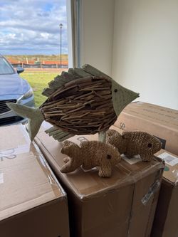 Driftwood And Wicker Fish