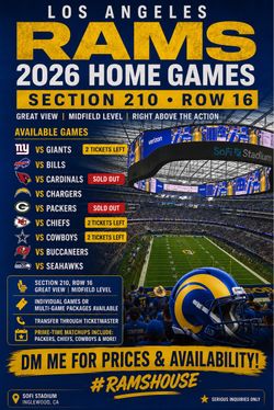 Rams season tickets