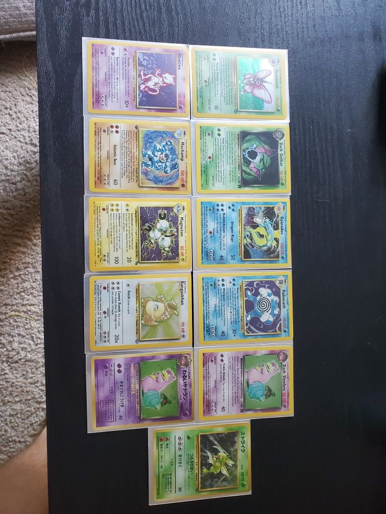 Pokemon card base set ALL HOLOS