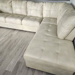 Beautiful Leather Sectional