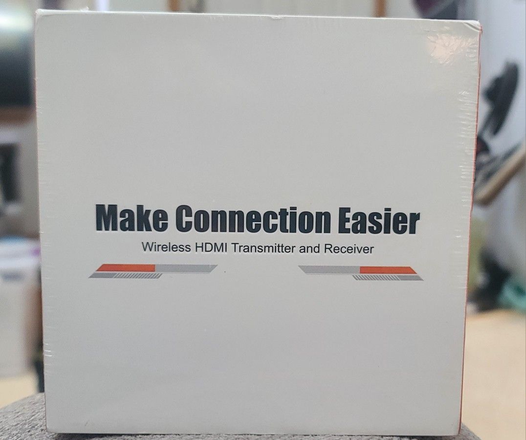 Wireless HDMI Transmitter and Receiver brand new unsealed box Extender 4K Supported, Metal Housing, LED Display, 100FT Range, 2.4G&5G, for PC/Laptop