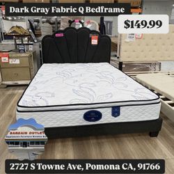 Queen Bed Frame w/ LED Headboard – $149.99 Floor Model