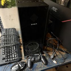 Gaming Pc Setup With 144hz Monitor K/M Ps4 Controller 