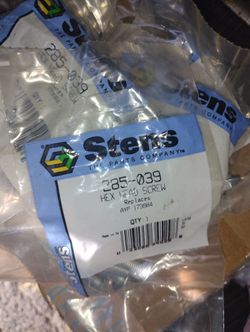Nwt LOT Stens Hex Head Screws 285-039
