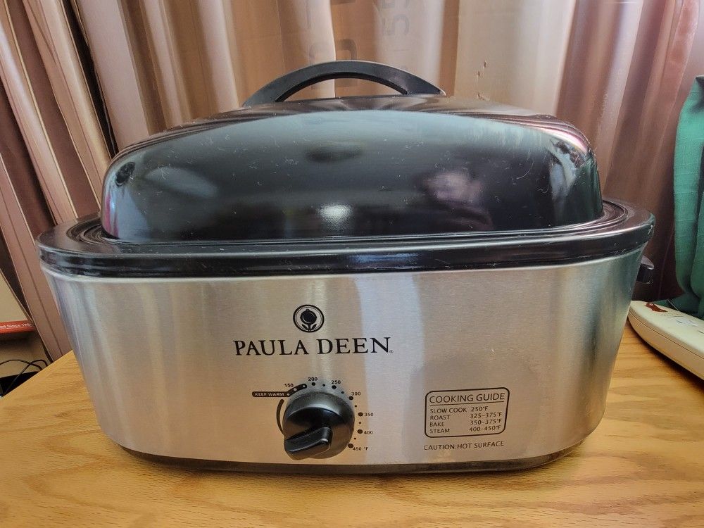 Paula Deen 1450W 18-Quart Electric Roaster with Non-Skid Feet