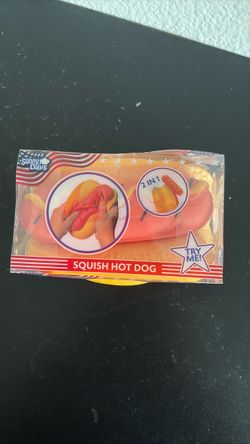 Sunny Days Squish Hot Dog Toy