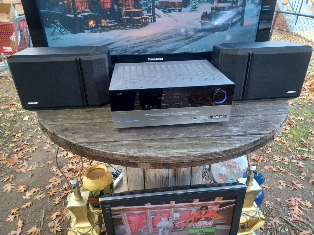 HARMAN KARDON AVR-147 5.1 CHANNEL RECEIVER AND BOSE 201 SERIES IV SPEAKERS $300 FINAL PRICE