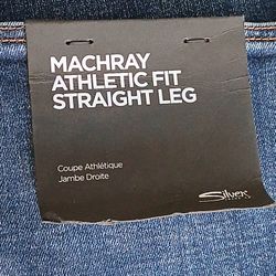 Big And Tall Men's Size 50 Silver Jeans