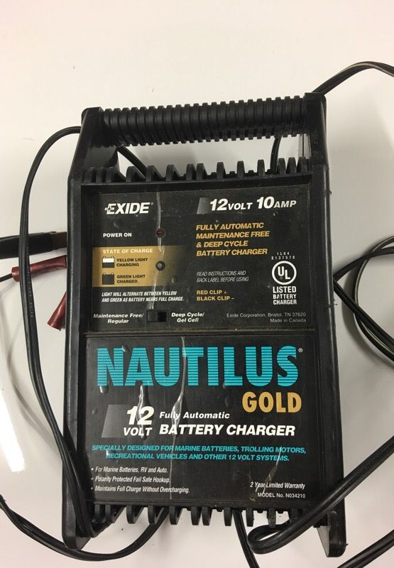 Exide Nautilus Gold 12v battery charger